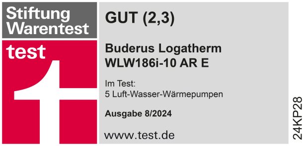 Stiftung Warentest: Buderus Logatherm WLW186i-10 AR E