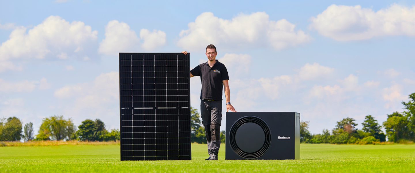 Photovoltaik-Modul und Wärmepumpe
